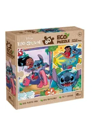 Puzzle dwustronne eko 60 el. Stitch Lisciani