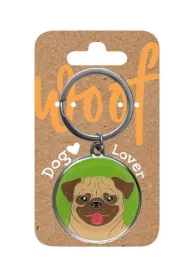 Be-Happy Gifts Brelok dla psiarzy - mops