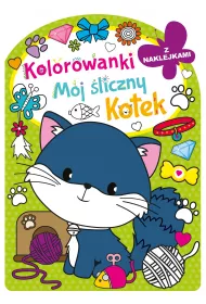 Kolorowanka z wykrojnikiem. M�j �liczny kotek