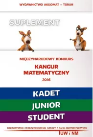 Kangur7 Matematyka z w. kangurem 2016 (Kadet/Junior/Student)
