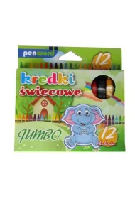 Penword Kredki �wiecowe 12 kolor�w