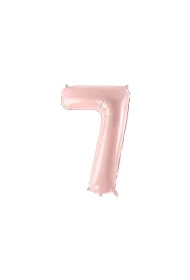 PartyDeco Balon foliowy 7 jasny r�owy 72cm