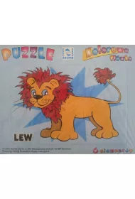 Puzzle Kolorowanka domek L - Ul. Kocia Monumi