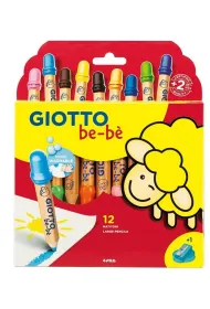 Kredki grube 12 kolor�w Bebe GIOTTO