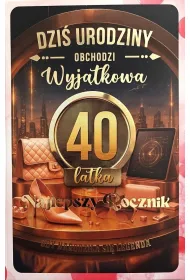 Yeku Karnet z wymiennymi rocznikami 40 damska
