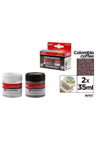 Artix Farba akrylowa kawowy 35ml + �rodek tworz�cy
