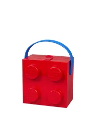 Lunchbox klocek LEGO z r�czk� Czerwony