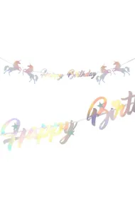 Girlanda Happy Birthday Jednoro�ec