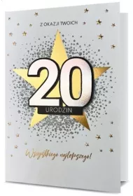 Pan Dragon Karnet Urodziny 20