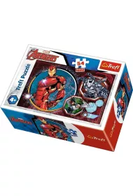 Puzzle mini 54 el. Bohaterowie The Avengers 3 Trefl