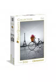 Puzzle 500 el. Romantic Promenade in Paris Clementoni