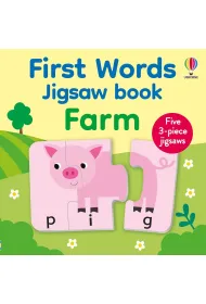 First Words Jigsaw Book. Farm