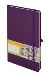 Antra Notes A5 Romantyzm fioletowy kratka 160 kartek