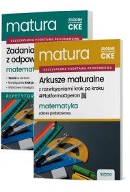 Pakiet Matura 2026. Matematyka. Zakres podstawowy: Zadania maturalne z odpowiedziami. Repetytorium, Arkusze maturalne z rozwi�zaniami krok po kroku