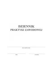 Dziennik praktyki zawodowej A5 mi�kka oprawa (02152)