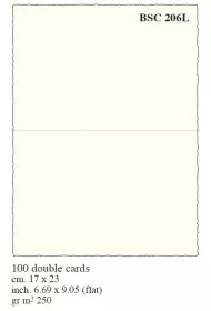 Rossi Box 100 Karnet�w 13x17cm kremowe BSC 208L
