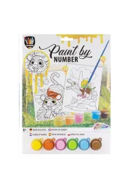 Malowanie po numerach - Tygrys (6 farb + p�dzel) Creative Craft Group