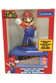 Budzik cyfrowy z lampk� nocn� Super Mario i efektami d�wi�kowymi RL800NI