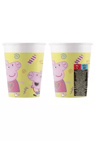Kubeczki papierowe �winka Peppa Pig 200ml 8 szt.
