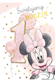 Kukartka Karnet B6 DS-047 Roczek Myszka Minnie