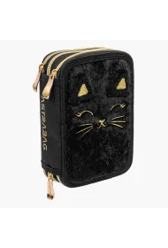 Pi�rnik potr�jny z wyp Astrabag Fluffy Kitty Black