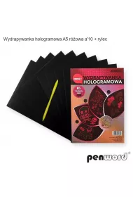 Wydrapywanka hologramowa A5 rowa Penword