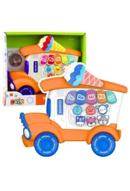 LeanToys Pianinko elektryczne dla malucha pomara�czowe