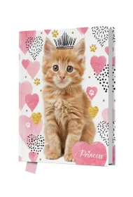 M&G Pami�tnik z k��dk� Princess Cat 80k. 14x18cm