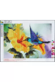 Centrum Diamentowa mozaika 5D - Bird 30x40cm