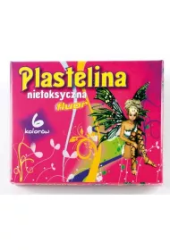 Koma-Plast Plastelina fluorescencyjna 6 szt.