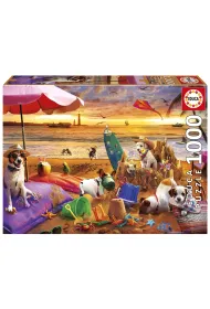 Puzzle 1000 el. Psy na pla�y Educa