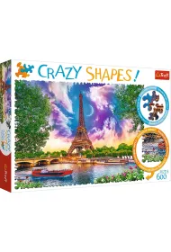Puzzle 600 el. Crazy Shapes. Niebo nad Pary�em Trefl