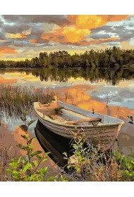 Twoje Hobby Malowanie po numerach - ��d� przy brzegu 40x50cm
