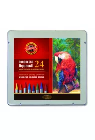 Koh-I-Noor Kredki akwarelowe bezdrzewne Progresso 24 szt.