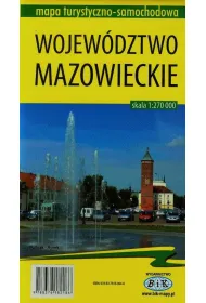 Mapa turystyczno-samochodowa Wojew�dztwo mazowieckie 1:270 000