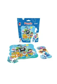 Puzzle w saszetce 49 el. Piraci + mini gra Roter Kafer