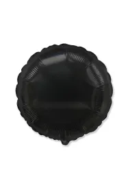 Balon foliowy Okr�g�y czarny 45cm