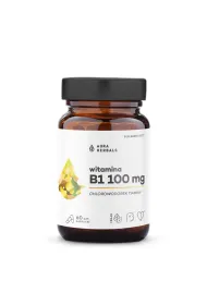 Aura Herbals Witamina B1 100 mg, tiamina Suplement diety 60 kaps.