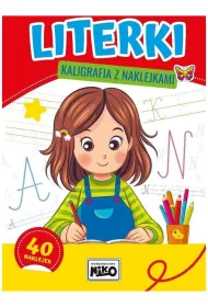 Literki. Kaligrafia z naklejkami