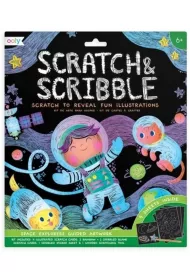 Kolorowe Baloniki Zdrapywanki Scratch & Scribble Odkrywcy Kosmosu