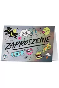 Pan Dragon Zaproszenie Uniwersalne 5 szt.