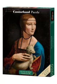 Puzzle 1000 el. Lady with the Ermine, Leonardo da Vinci Castorland