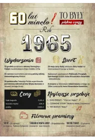 Armin Style Karnet GM Rocznik 70 Urodziny To by�y pi�kne czasy Rok 1955 GM-1142