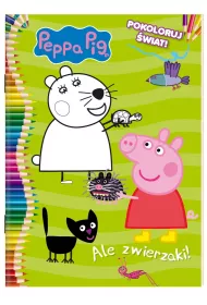 Ale zwierzaki! �winka Peppa. Cz�� 4. Pokoloruj �wiat