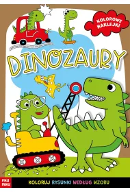 Dinozury. Kolorowe naklejki
