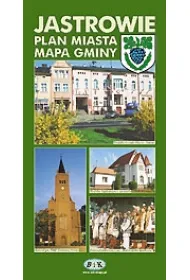 Plan miasta z map� gminy Jastrowie 1:10 000