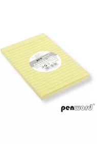 Penword Notes samoprzylepny w lini� pastel 100x150mm 100 kartek