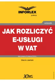 eBook Jak rozliczy e-usugi w VAT pdf