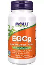 Now Foods EGCg Green Tea Extract - Zielona Herbata ekstrakt 400 mg Suplement diety 90 kaps.