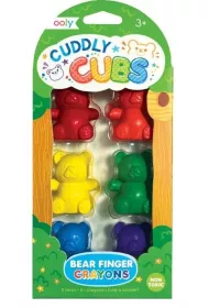 Ooly Kredki na palec misie Cuddly Cubs 6 szt.